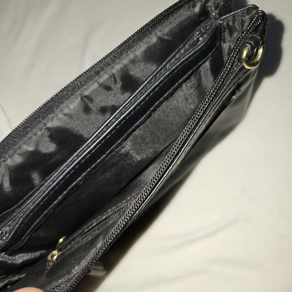 Leather Multipockets 3 Divider Long wallet - Picture 4 of 10